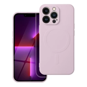 Zadní kryt Silicone Mag Cover compatible with MagSafe pro Samsung Galaxy A57, růžová