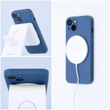 Case for Samsung A57 Silicone Mag Cover compatible with MagSafe blue
