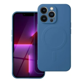 Zadní kryt Silicone Mag Cover compatible with MagSafe pro Samsung Galaxy A57, modrá