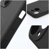 Case for Samsung A57 Silicone Mag Cover compatible with MagSafe black