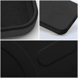 Case for Samsung A57 Silicone Mag Cover compatible with MagSafe black