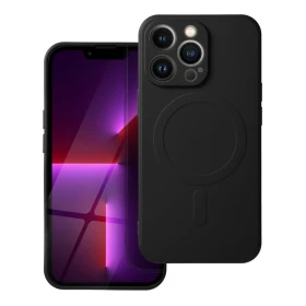 Zadní kryt Silicone Mag Cover compatible with MagSafe pro Samsung Galaxy A57, černá