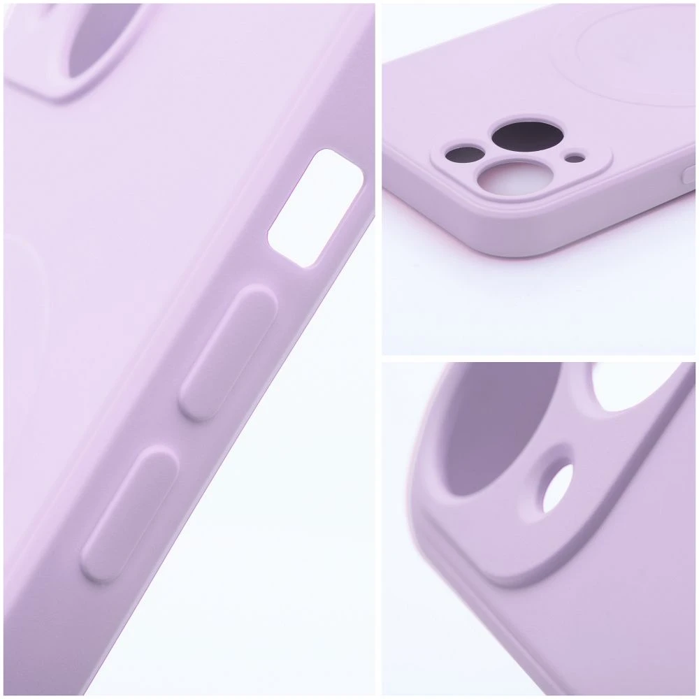 Case for Samsung S26 PLUS Silicone Mag Cover compatible with MagSafe pink