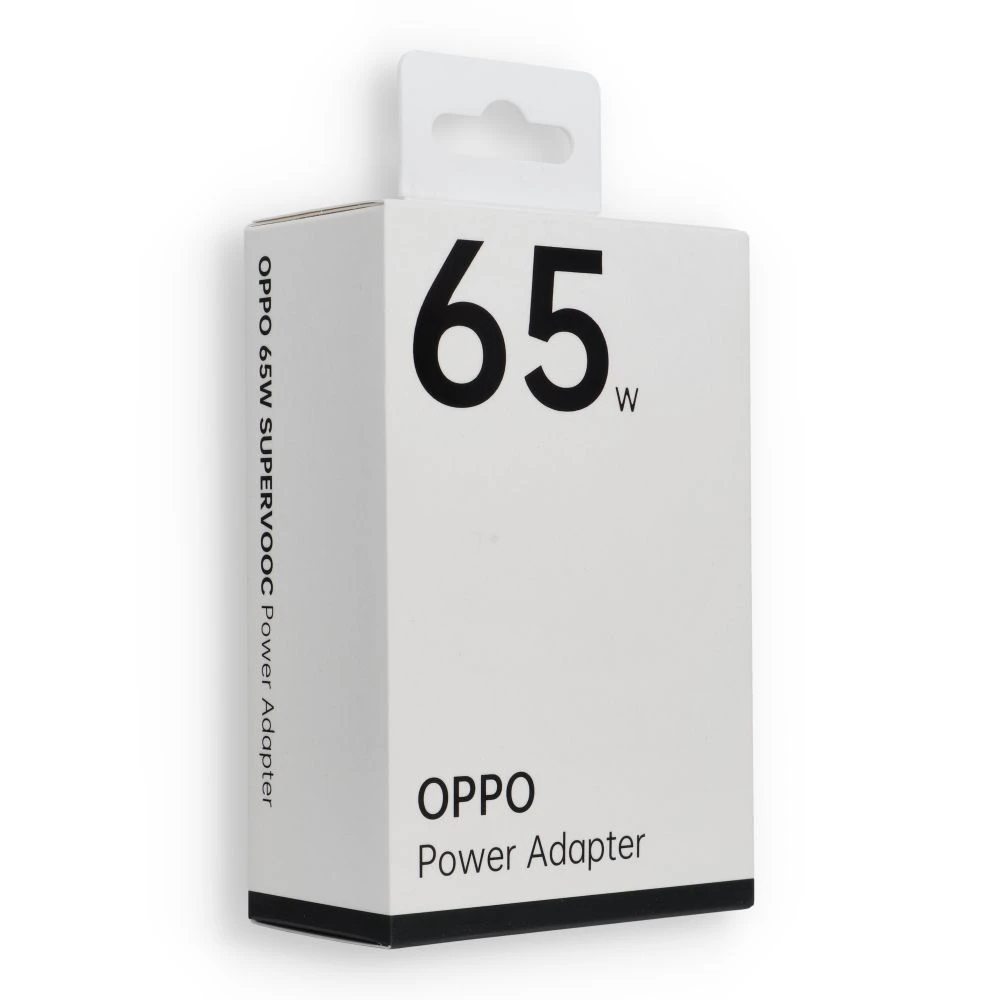 OPPO SuperVOOC original charger Type C VCA7JFEH 65W white blister