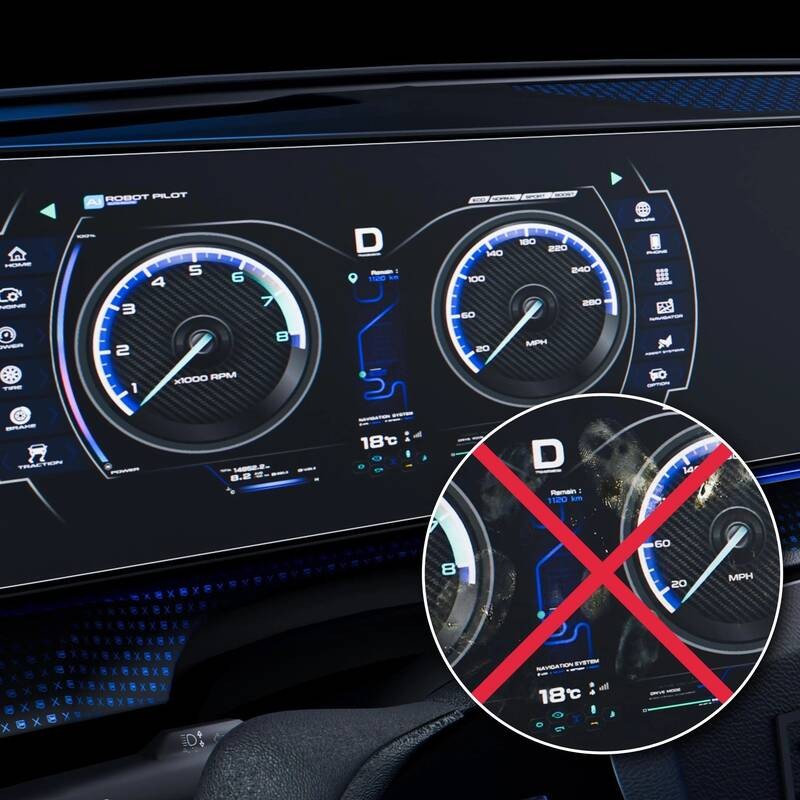 Ochranná fólie pro autorádio 3mk TechWrap Matte Center Display pro AUDI A5 F5 2019-24