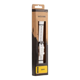 Silikonový řemínek Tactical Quick Release 18mm, bílá