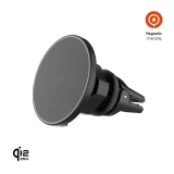 Držák s bezdrátovým nabíjením FIXED MagRound 3 s podporou uchycení MagSafe, 25W, Qi2.2, černá
