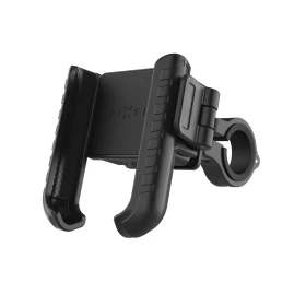 Univerzální držák mobilního telefonu na motorku a kolo FIXED Bikee Anti-Shock s antivibračním modulem, černá