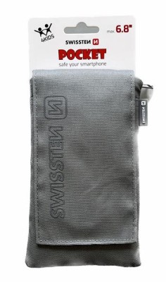 Pouzdro SWISSTEN POCKET 6,8", šedá