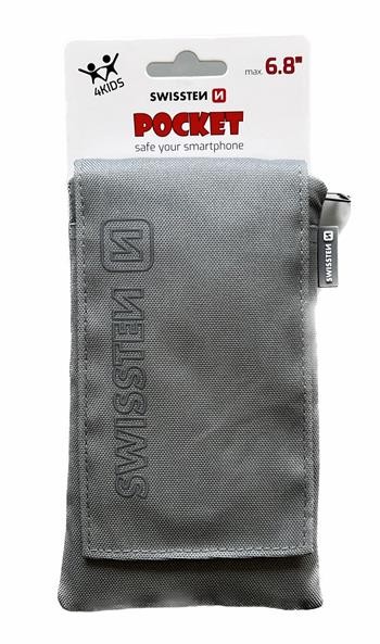 Pouzdro SWISSTEN POCKET 6,8", šedá