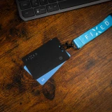 Smart tracker FIXED Tag Card 2 s podporou Find My, bezdrátové nabíjení, černý