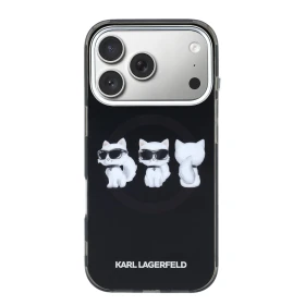 Zadní kryt Karl Lagerfeld IML Choupette Trio Watercolor MagSafe pro Apple iPhone 17 Pro Max