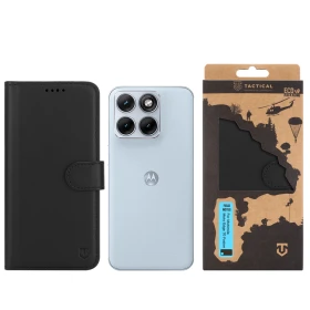 Flipové pouzdro Tactical Field Notes pro Motorola Edge 70 Fusion, černá