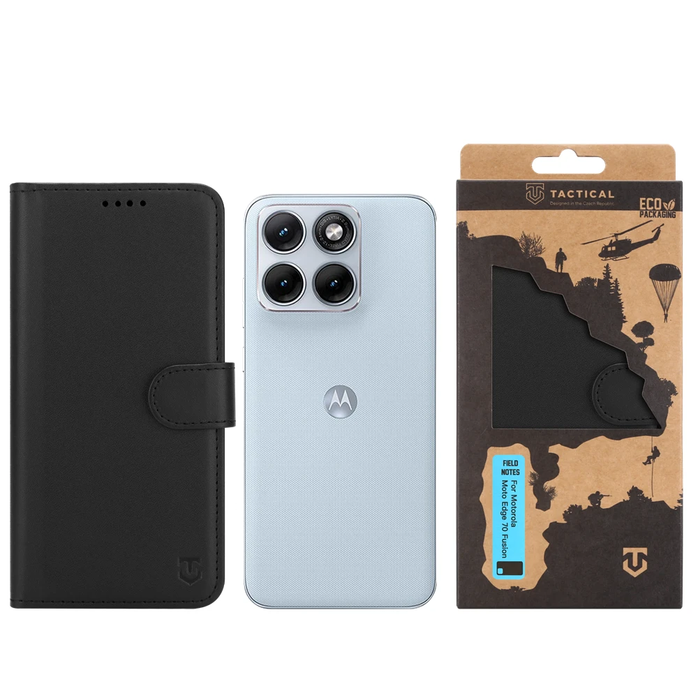 Tactical Field Notes pro Motorola Edge 70 Fusion Black