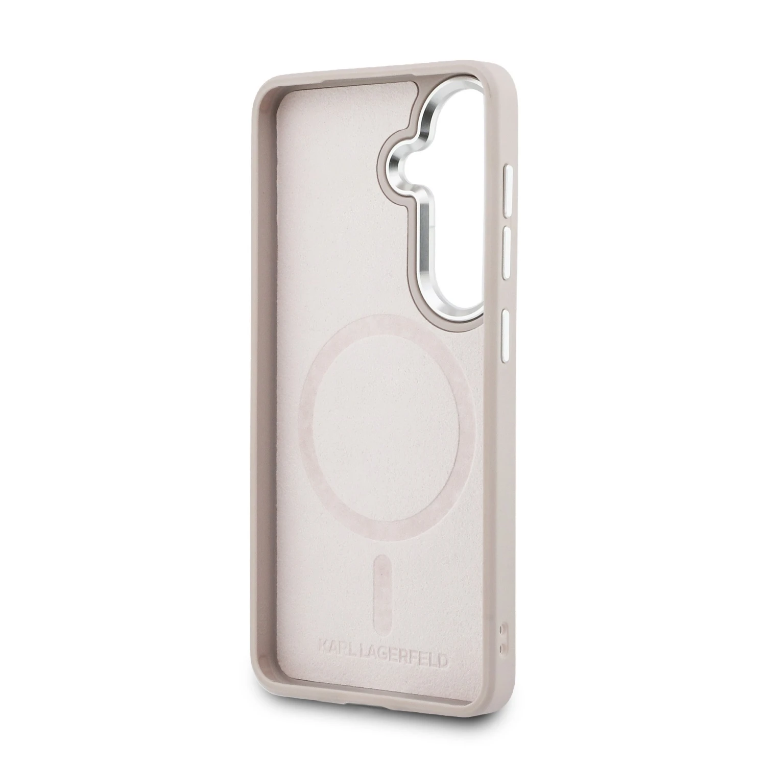 Karl Lagerfeld PU RSG Logo Magnetic Zadní Kryt pro Samsung Galaxy S26+ Pink