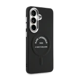 Karl Lagerfeld PU RSG Logo Magnetic Zadní Kryt pro Samsung Galaxy S26+ Black