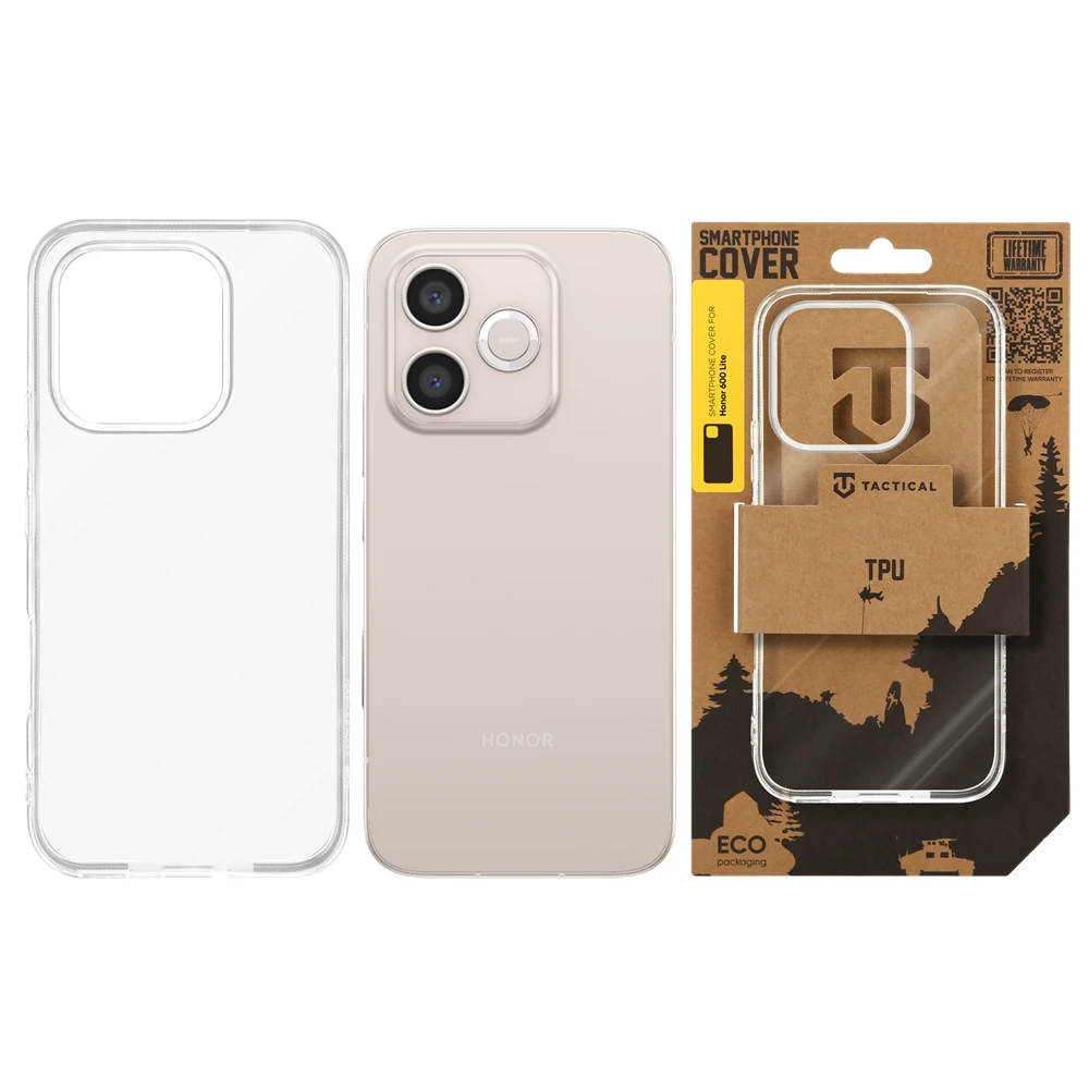 Tactical TPU Kryt pro Honor 600 Lite Transparent