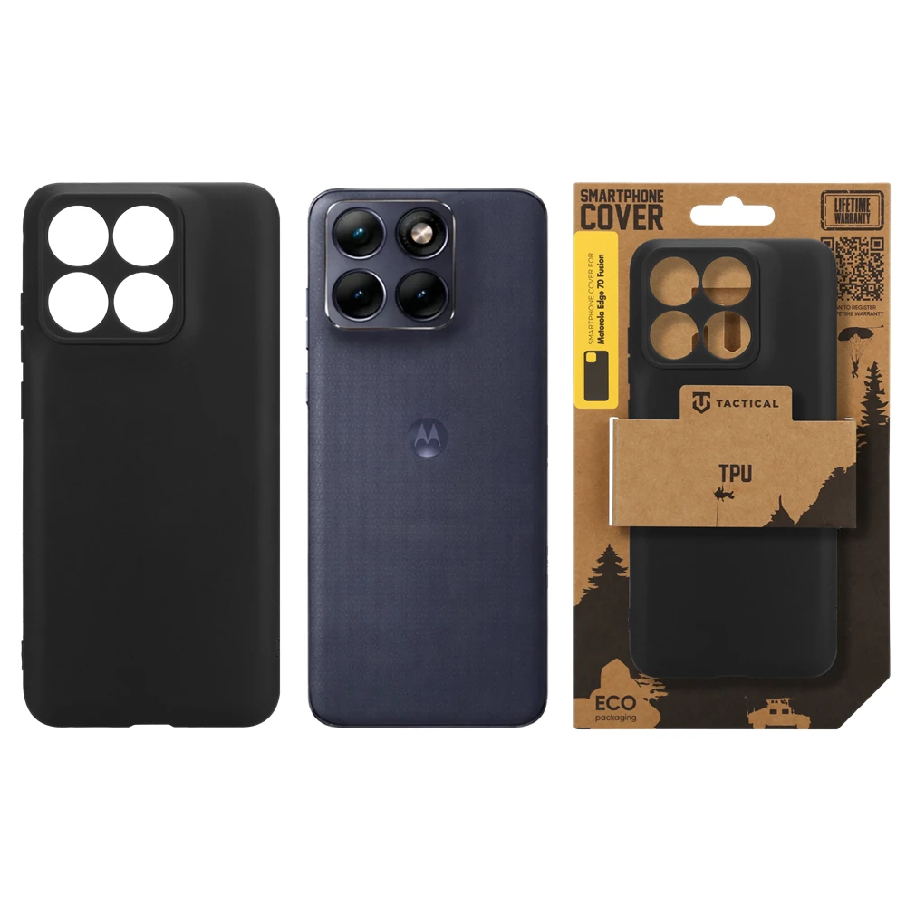 Tactical TPU Kryt pro Motorola Edge 70 Fusion Black 