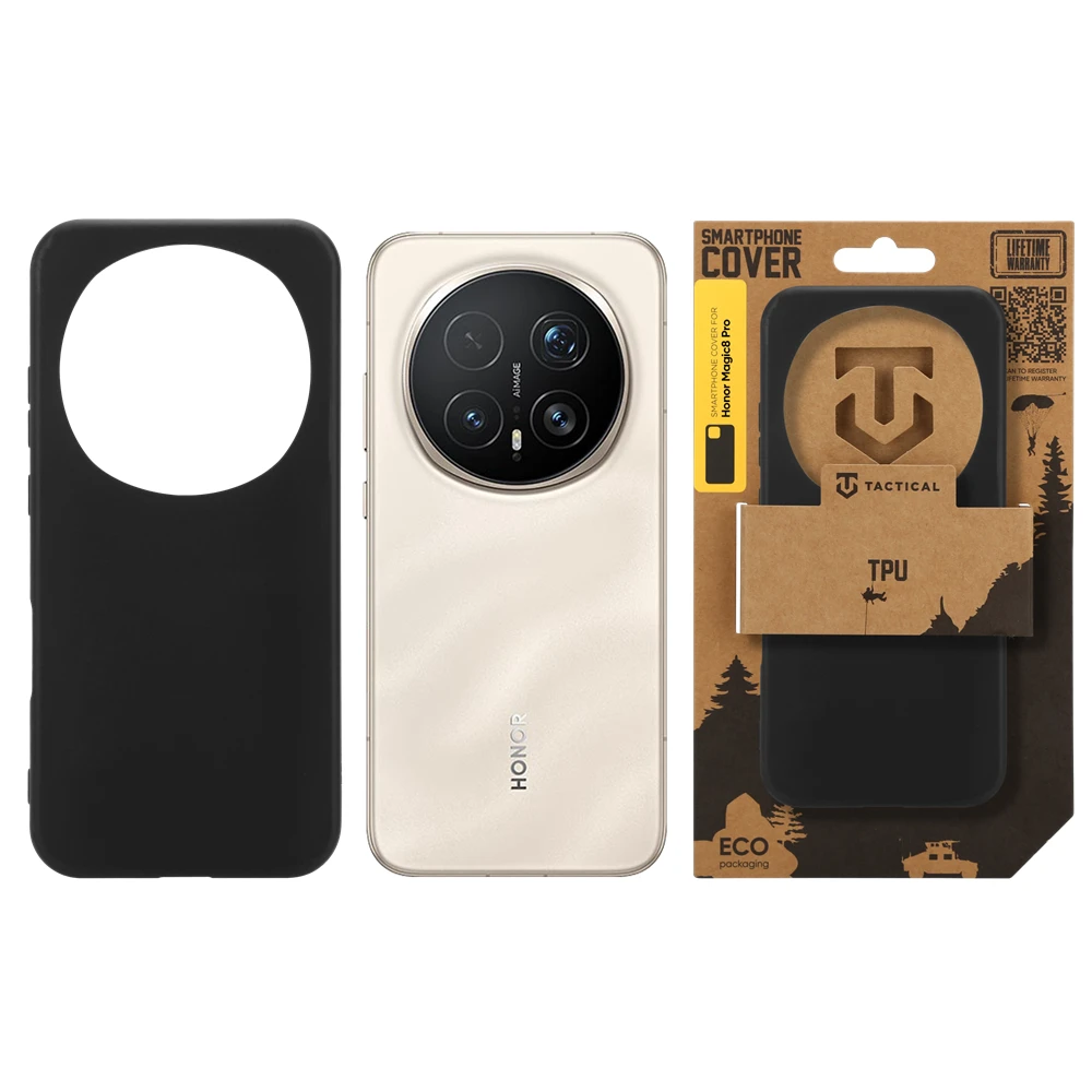 Levně Zadní kryt Tactical TPU pro Honor Magic8 Pro, černá