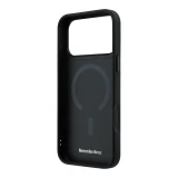 Mercedes PU Leather 3D MagSafe Zadní Kryt pro iPhone 17 Pro Black