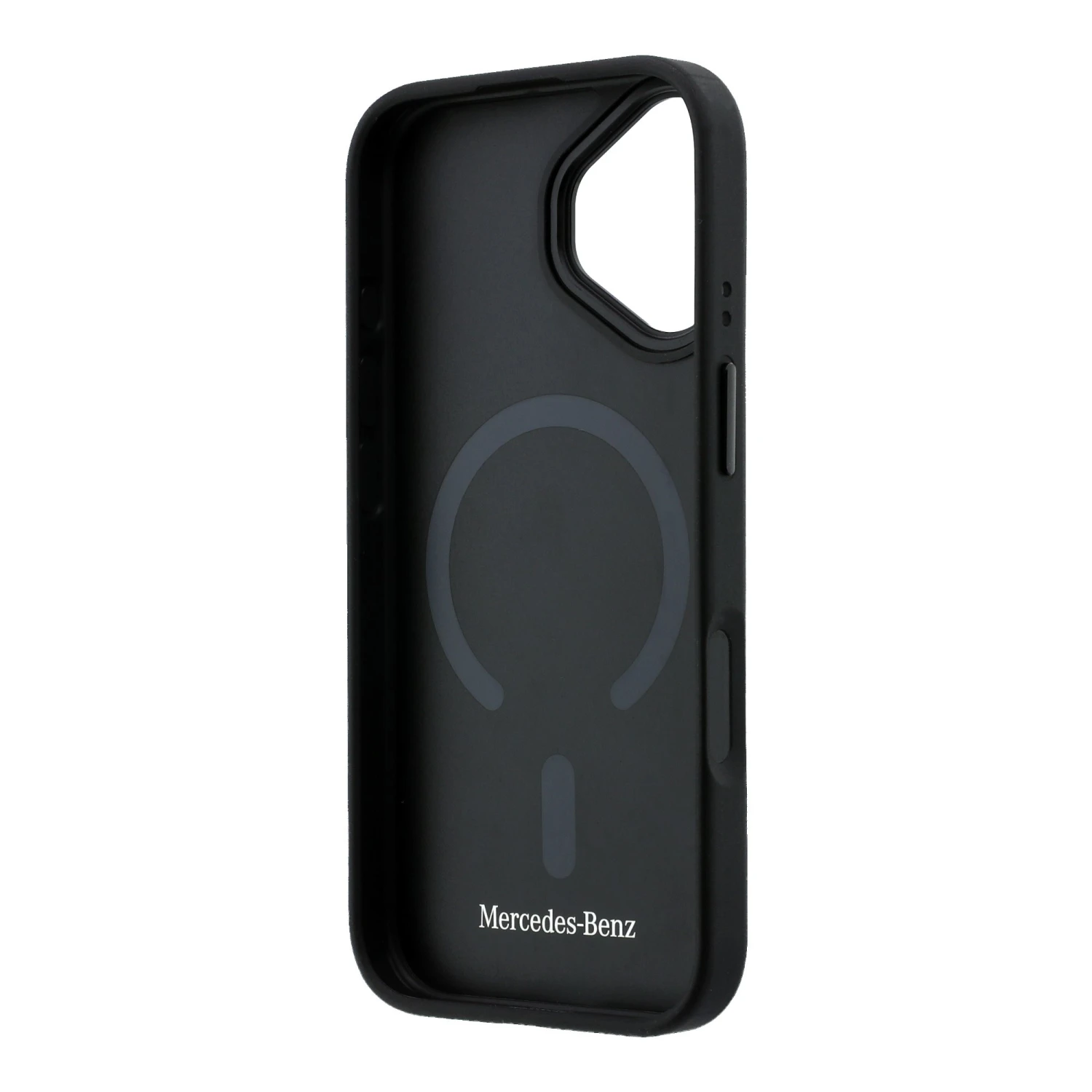 Mercedes PU Leather 3D MagSafe Zadní Kryt pro iPhone 17 Black