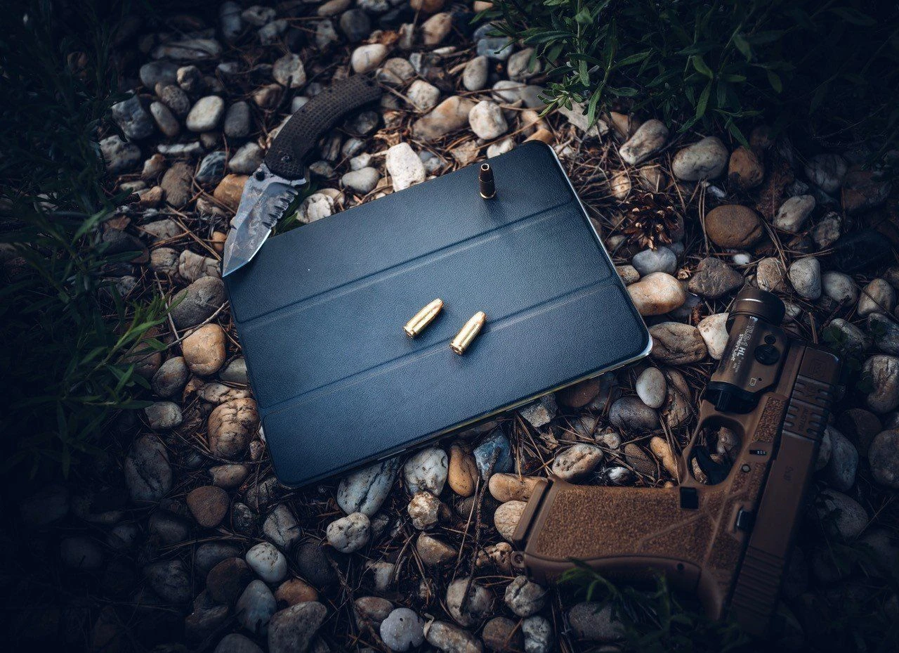 Tactical Book Tri Fold Pouzdro pro Xiaomi Pad 8 Pro Black