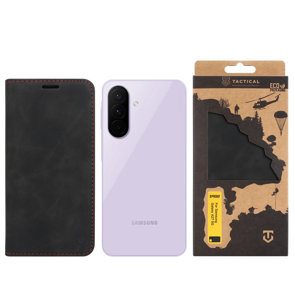 Levně Flipové pouzdro Tactical Xproof pro Samsung Galaxy A27 5G, black hawk