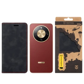 Flipové pouzdro Tactical Xproof pro Honor Magic8 Lite, black hawk