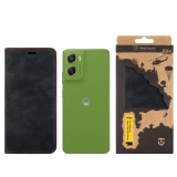 Flipové pouzdro Tactical Xproof pro Motorola Moto G06/G06 Power, black hawk
