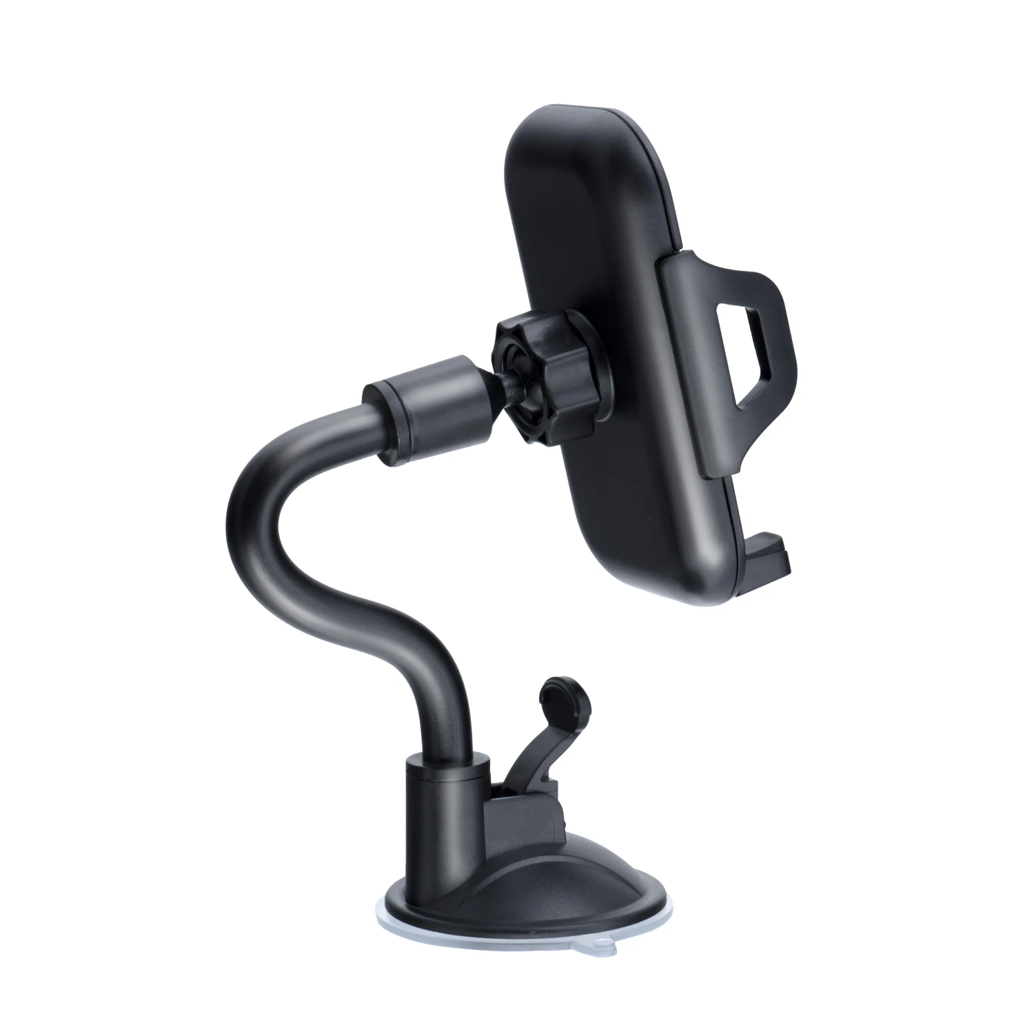 Car phone holder Forcell F-Grip Carbon Bracket arm 17cm windshield black