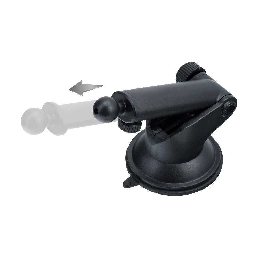 Car phone holder Forcell F-Grip Carbon Bracket mounting arm windshield / dashboard black