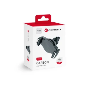 Držák do auta Forcell F-Grip Carbon H-CF509 do větrací mřížky, černá
