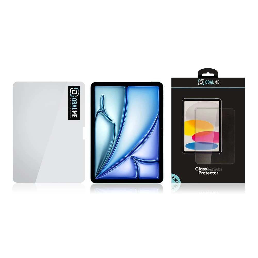 OBAL:ME 2.5D Tvrzené Sklo pro Apple iPad Air 2024/2025 Clear