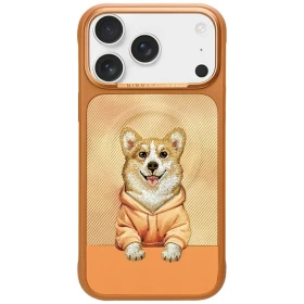 Zadní kryt NIMMY case GENTLE PETS SERIES DOG MAGSAFE pro Apple iPhone 17 Pro, oranžová