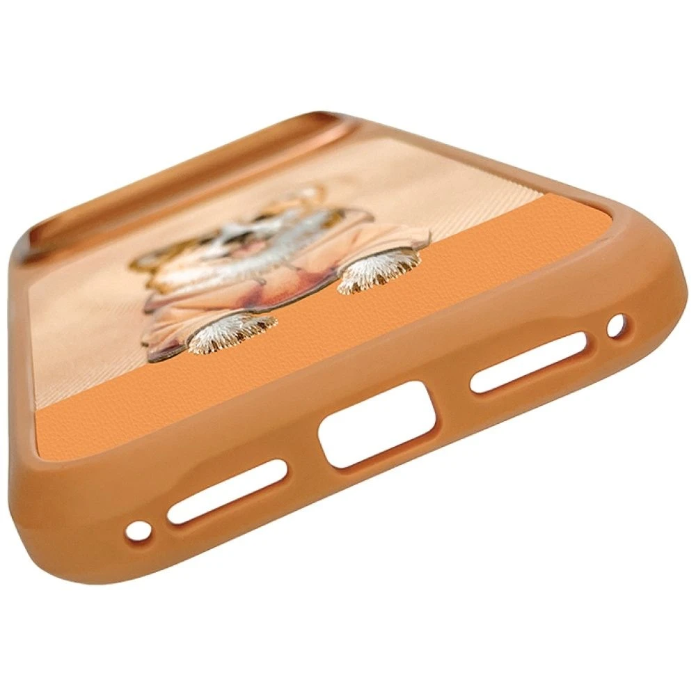 Zadní kryt NIMMY case GENTLE PETS SERIES DOG MAGSAFE pro Apple iPhone 17 Pro, oranžová