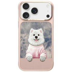 Zadní kryt NIMMY case GENTLE PETS SERIES DOG MagSafe pro Apple IPHONE 17 Pro, růžová