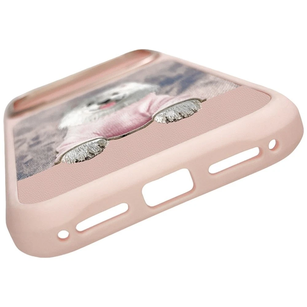 Zadní kryt NIMMY case GENTLE PETS SERIES DOG MagSafe pro Apple IPHONE 17 Pro, růžová