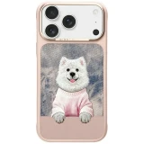 Zadní kryt NIMMY case GENTLE PETS SERIES DOG MagSafe pro Apple IPHONE 17 PRO MAX, růžová