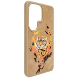 Zadní kryt NIMMY case TIGER MagSafe pro SAMSUNG Galaxy S26 Ultra, světle hnědá