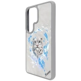 Zadní kryt NIMMY case PANTERA MagSafe pro SAMSUNG Galaxy S26 Ultra, světle šedá