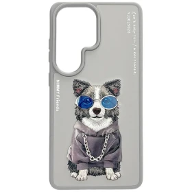 Zadní kryt NIMMY case GLASSES COOL DOG pro SAMSUNG Galaxy S26 Ultra, šedá 