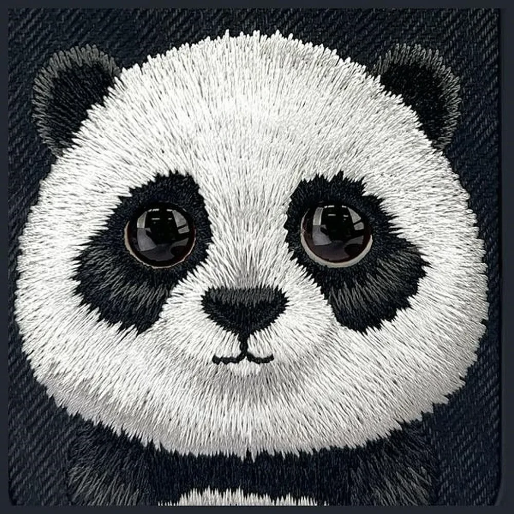 Zadní kryt NIMMY case BIG EYED PET 2.0 Panda pro Apple IPHONE 15, černá (obrázek 3)