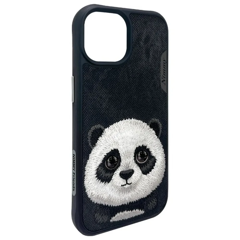Zadní kryt NIMMY case BIG EYED PET 2.0 Panda pro Apple IPHONE 15, černá (obrázek 8)