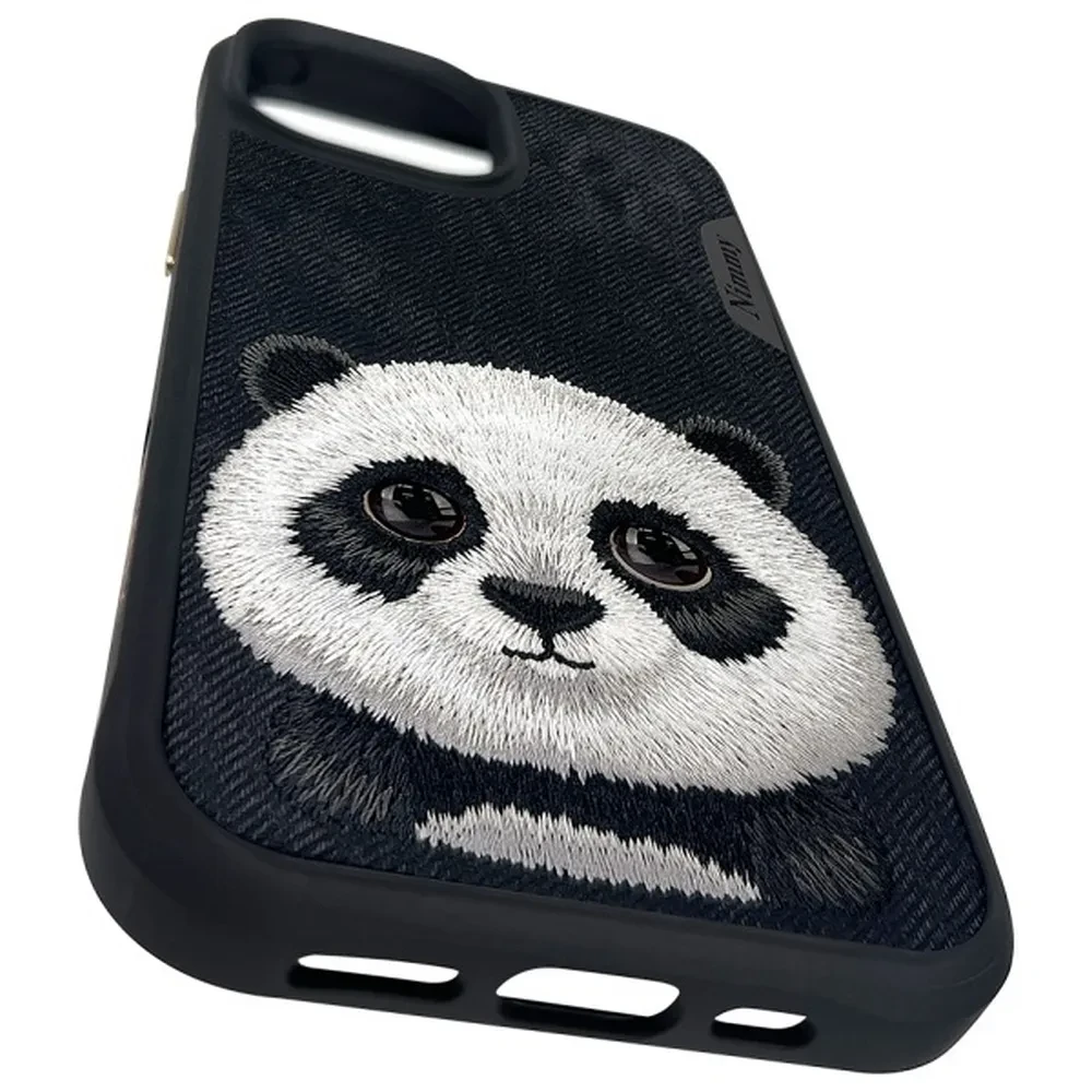 Zadní kryt NIMMY case BIG EYED PET 2.0 Panda pro Apple IPHONE 15, černá (obrázek 6)