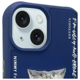 Zadní kryt NIMMY case GLASSES COOL CAT pro Apple IPHONE 15, modrá