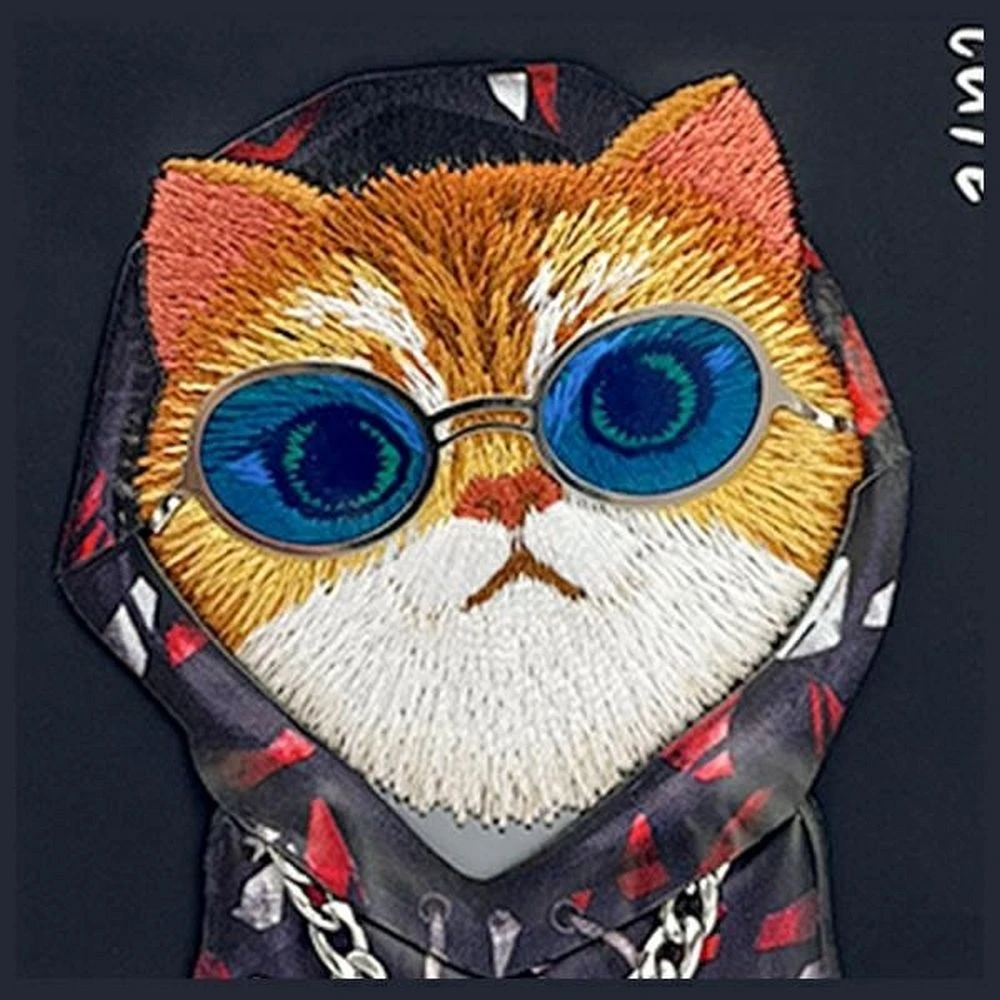 Zadní kryt NIMMY case GLASSES COOL CAT pro Apple IPHONE 15, černá (obrázek 5)