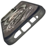 Zadní kryt NIMMY case DRAGON MagSafe pro Apple IPHONE 16 Pro, šedá