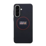 Red Bull PU Leather Red Ring MagSafe Zadní Kryt pro Samsung Galaxy A57 Navy