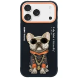 Zadní kryt NIMMY case GLASSES COOL DOG pro Apple IPHONE 17 Pro Max, černá