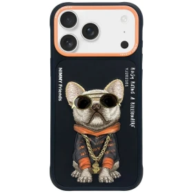 Zadní kryt NIMMY case GLASSES COOL DOG pro Apple IPHONE 17 Pro Max, černá